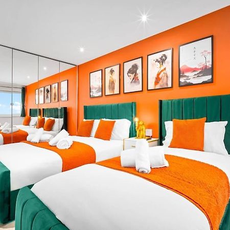 Top Floor City Centre Apartment - Sleeps 7 - 4 Beds - With Balcony And Parking - Smart Tv'S On Each Bedroom Wall - 5 Mins From Bullring, Selfridges, Moor Street Station - By Zena Stays Birmingham Esterno foto